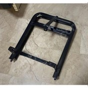 Resim Moto Gusto Santa 125 Kızaklı Kurye Çanta Demiri Ergoline Sürgülü Pizzacı Paket Demiri Arasmto Siyah 