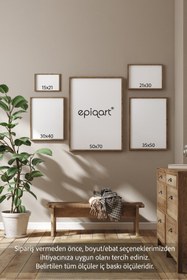 Resim epiqart Şövalye ve Sadakati - Beyaz Çerçeve 
