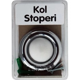 Resim Eym Tempo Kapı Kolu Stoperi Kapı Tamponu Kol Tamponu Krom - Beyaz 