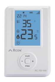 Resim Rcon Rc 700 Wifi Kablosuz Internet Bağlantılı Oda Termostatı 