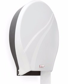 Resim KG-GOLDPAPER F165 Beyaz Mini Jumbo Wc Tuvalet Kağıdı Dispenseri Aparatı 