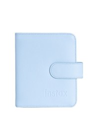 Resim Fujifilm Instax Mini 12 Fotoğraf Makinesi + 10'lu Film + Çerçeve + Kare Albüm + Deri Kılıf Mavi 