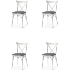 Resim Bahar Mutfak Bahçe Cafe Sandalyesi 4 Li Set 001 