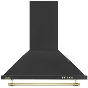 Resim Simfer Retro 3325 - 9612 2'li Cam Ankastre Set Siyah 