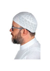 Resim Mercan Namaz Takkesi Beyaz 12 Adet 
