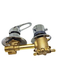 Resim Duşakabin Kompakt Sistem 5 Yollu 12 Cm. Batarya Krom 