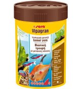Resim Sera Vipagran Nature Süs Balıkları İçin Granül Temel Balık Yemi 100 ML ( 30 Gr ) 