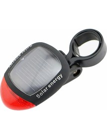 Resim Petinka Bisiklet Lambası Güneş ile LED Şarj Edilebilir Bisiklet Kuyruk Solar Bisiklet Lambası 