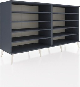 Resim Hyperion Konsol 8 Raflı 176x44x99 Antrasit-antrasit Antrasit-antrasit 