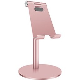 Resim T40-3 Ayarlanabilir Ergonomik Telefon ve Tablet Standı Rose Gold 