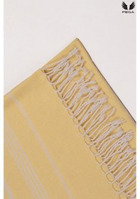 Resim Pega Sultan Peştamal %100 Koton Sarı Plaj Havlusu 90 x 170 CM 