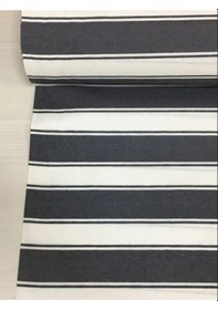 Resim Devrim Olivya Tekstil Gri-beyaz Çizgili Özel Dikim Lüks Branda Balkon Perdesi 100 X 140 Gri - Beyaz 