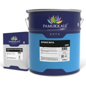 Resim Pamukkale 4200 Epoksi Boya 15 Kg+3 kg Ral 7016 Antrasit Gri 