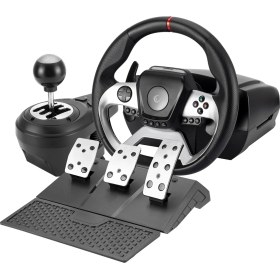 Resim Rampage Pace V987 Only Pc 3 Pedallı - El Vitesli Gaming Oyuncu Direksiyonu SADECE PC UYUMLU 