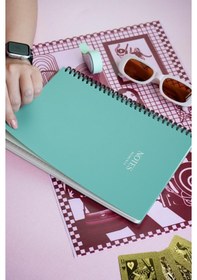 Resim Sylcon Spiralli Defter.pp Kapak. 80 Gr. Ivory, 60 Yap.179x252 Mm .düz.yeşil Yeşil 