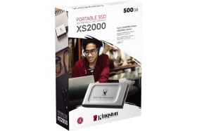 Resim Kıngston XS2000 1tb 2000/2000MB/S USB 3.2 Taşınabilir SSD SXS2000/1000G 