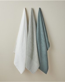 Resim English Home Pure Pamuk Banyo Havlusu 70x140 Cm Beyaz Beyaz 