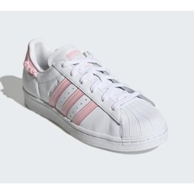 Resim adidas Pembe Beyaz Superstar Ayakkabı Gz3446 