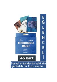 Resim Eğlenceli Genç Yetişkin Arkadaş Yılbaşı Özel Gün Moodunu Bul Mini-klasik Oyun Kartları 45 Kart 
