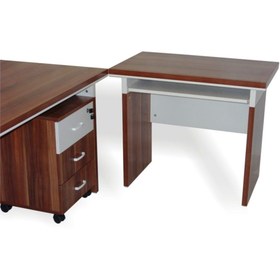 Resim VENA Pınar Ofis Masa Takımı Erik-beyaz (MASA SEHPA ETEJER KESON DOLAP) 