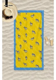 Resim Marte Home Zebra Plaj Havlusu Sarı 