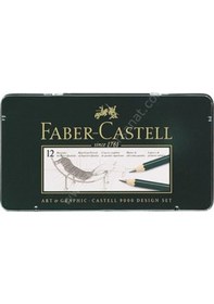 Resim Faber Castell 9000 Dereceli Kurşun Kalem 12'Li Seti Design Set 