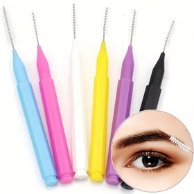 Resim 5 Adet Hipoalerjenik Mini Kaş Kaldırma Fırçaları - Bükülebilir & Hassas Mikro Kaş Çubukları, Kusursuz Kaş Şekillendirme için Çeşitli Renklerde, Ergonomik Saplı Makyaj Araçları, Kaş Bakım Araçları|Renkli Makyaj Araçları|Dayanıklı Makyaj Fırçası 