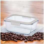 Resim Primanova D-NEOFGL080 Fika Glace Cam Saklama Kabı 800 ml Bej 