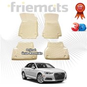 Resim Audi A4 3D Havuzlu Paspas Sedan 2015 - 2020 Arası Bej Renk N11.28665 
