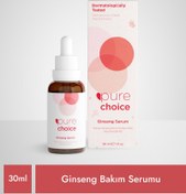 Resim Pure choice ginseng serum 30 ml panax ginseng root extract %10 + niacinamide %5 