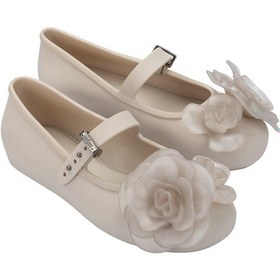 Resim Mini Melissa Soft Ballerina Studs Petals Kız Çocuk Babet Bej 37822 Bej 