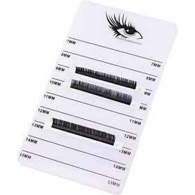 Resim 1 adet ProLash Akrilik Kirpik Uzatma Grafting Cetveli, Düşük Alerji Hassasiyeti Kirpik Uygulama Aracı, Güç Kaynağı Gerektirmez, Pil Olmadan Kirpik Uzatma Gösterim Tahtası 