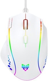 Resim Blueforce Luxor Gaming Gamer Rgb Oyuncu Mouse 12800Dpi Beyaz 