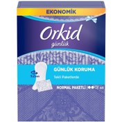 Resim Orkid Günlük Ped Günlük Koruma Dev Ekonomi Paketi 48 Ped (Tekli Paketlerde) 