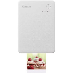 Resim Canon Selphy QX20 Kompakt Fotoğraf Yazıcısı Kum Beyazı 