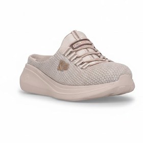 Resim King Paolo D5109 Krakers Sabo Kadın Memory Foam Düz Sandalet Bej 