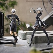 Resim Barren Earth Kıyamet Savaşı 2B 9S Anime Heykeli Figür Küçük Hediye Oda Dekorasyonu Noel Hediyesi 