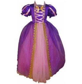 Resim Öykünün Dünyası Rapunzel Kostüm Mor 
