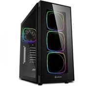 Resim Sharkoon TG6-RGB USB 3.0 Temperli Cam ATX Mid-Tower Gaming (Oyuncu) Kasa PSU YOK 