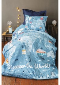 Resim İssimo Mappie Dijital Ranforce Nevresim Takımı Tek Kişilik 