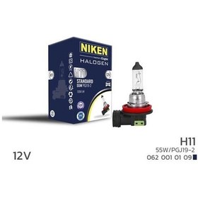 Resim Nıken H11 55w Halojen Ampul Pgj19-2 12v 64211 0620010109 / Nik 