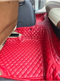 Resim FEYZA OTO Bmw 3 Serisi E90 2006-2011 Vişne Çürüğü Bordo Araca 8d Premium Özel Yeni Nesil Havuzlu Deri Paspas 