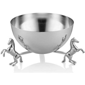 Resim Crearthome Horse At Detaylı Sılver 25 CM Dekoratıf 1Pn-202003Ss 