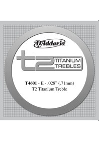 Resim D'addario T4601 T2 Series Klasik Gitar Tek Teli - 1. Tel Mi/e Ak 