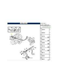 Resim Debriyaj Teli 106 Saxo 2150.q3-cavo4501670 