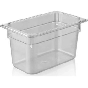 Resim İstanbul Horeca Kırılmaz Polikarbon Şeffaf Gastronom Küvet 1/4-200 