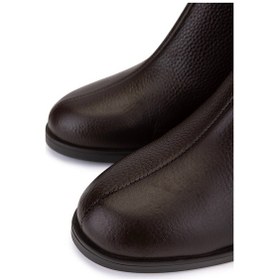 Resim Tamer Tanca Kadın Hakiki Deri Kahverengi Topuklu Bot 1081 155 Bn Bot Sk25-26 Kahve Fltr Kahve 