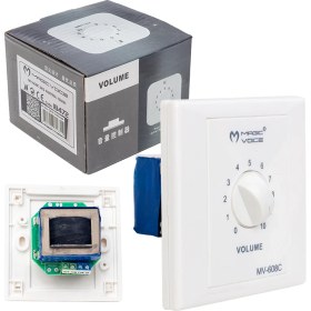Resim Magıcvoıce MV-608C 50 Watt Dimer Trafolu Priz Tip Volume Kontrol Cihazı 