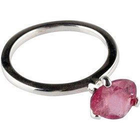 Resim Mineral Takı Pembe Turmalin El Işi Yüzük 
