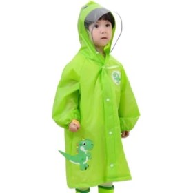 Resim Shidanli 3 Boyutlu Üç Boyutlu Çocuk Yağmurluğu, Kız Çocukları, Erkek Çocukları, Kız Çocukları, Okul Çantalı Çocuklar, Şeffaf Şapka Siperlikli Panço (Yurt Dışından) 
